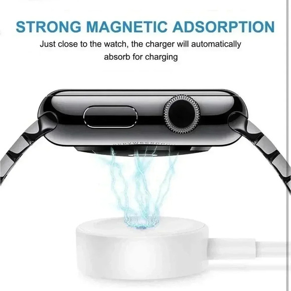 Articona Fast Charger Magnetic 6.6 Ft Cable USB Block For Apple iWatch 1-9 & SE - Picture 4 of 9